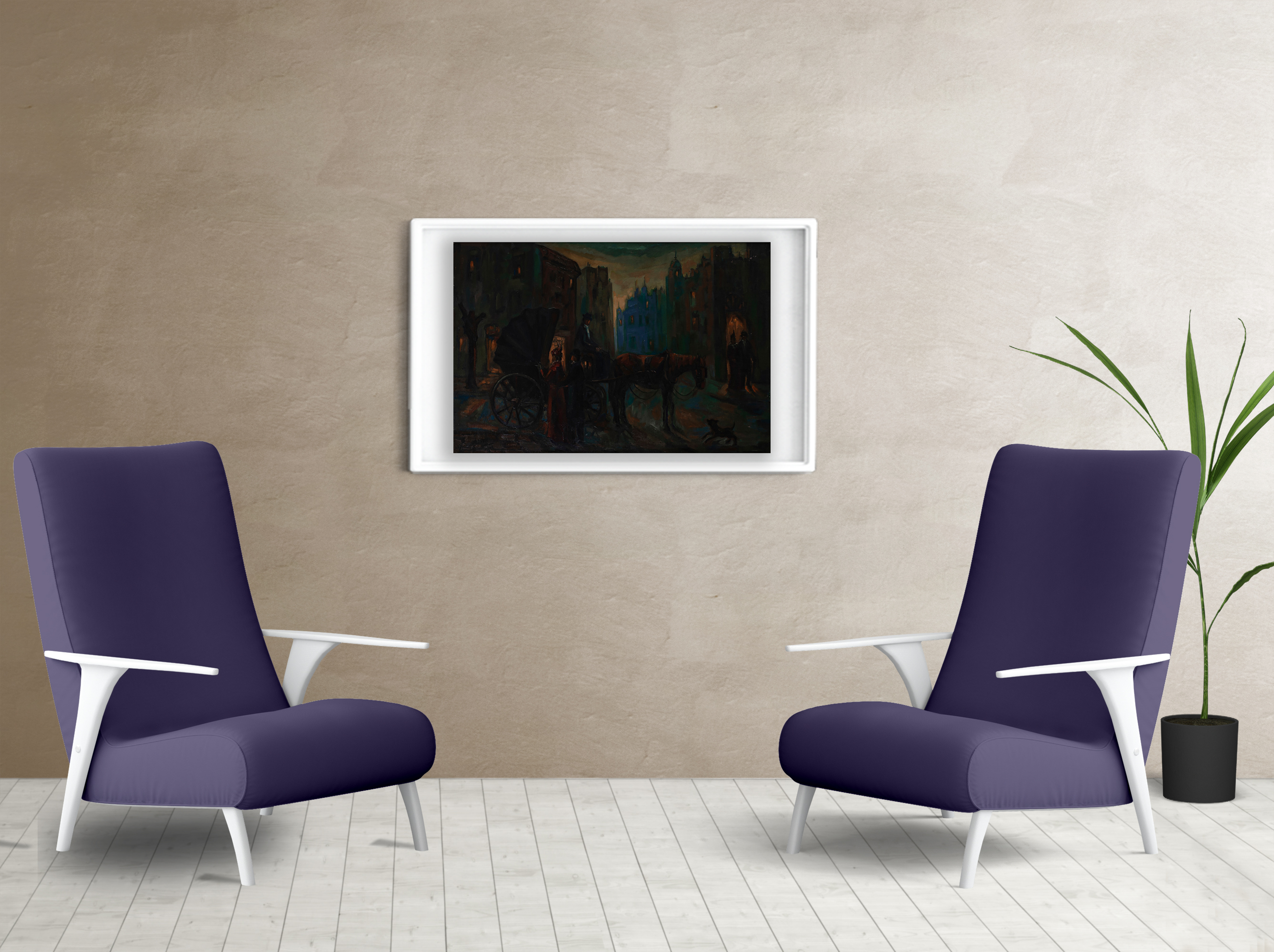 Living cuadro Buenos Aires 10